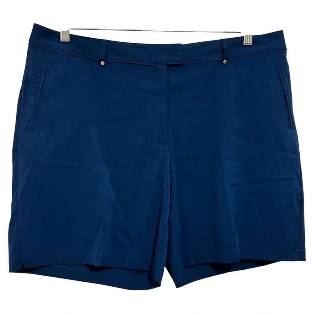 Lady Hagen Women’s Golf Shorts Blue Size 16 Stretch Performance Pockets